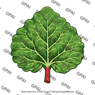 Rhubarb leaf
