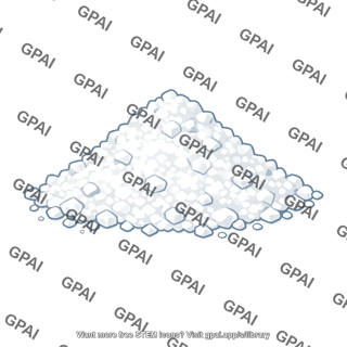 Calcium nitrate crystalline solid