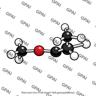 Methyl tert butyl ether molecule