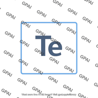 Tellurium element symbol