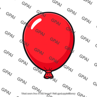 Inflated balloon