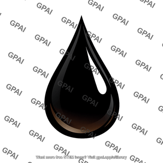 Crude oil droplet