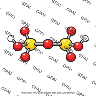 Pyrosulfuric acid molecule