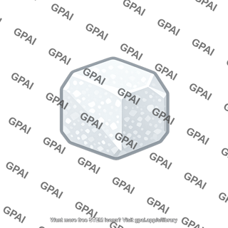 Table sugar crystal