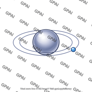 Stylized atom