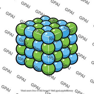 Ionic compound crystal