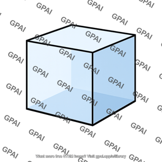 Transparent cube