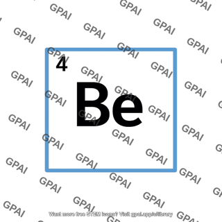 Beryllium element box