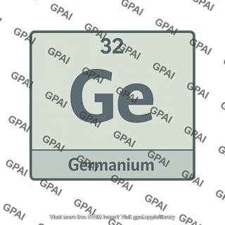 Germanium periodic table tile