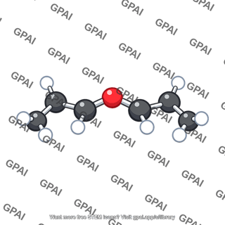 Diethyl ether molecule