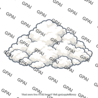 Fluffy cloud
