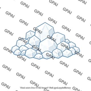 Inorganic acid salt crystal