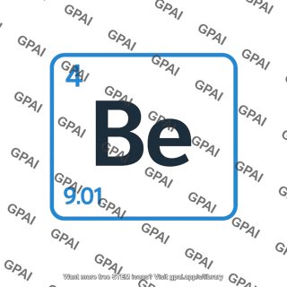 Beryllium element symbol