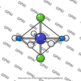 Trans tetraammine dichloro cobalt iii ion