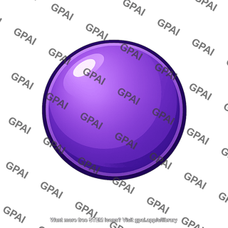 Iodine element sphere