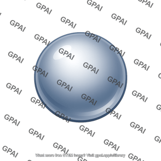 Scandium atom sphere