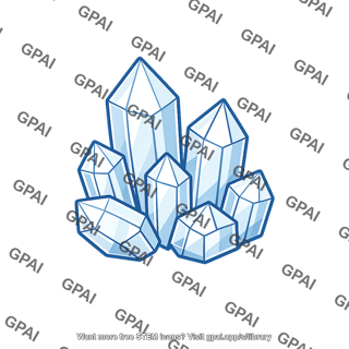 Pure solvent crystal