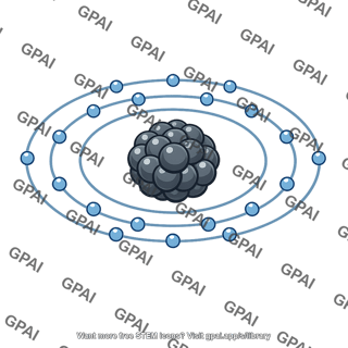 Stylized atom