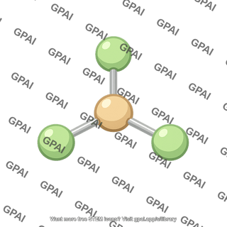 Trigonal planar molecule