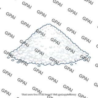 White powder pile