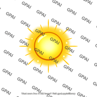 Stylized sun