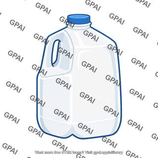 Plastic milk container