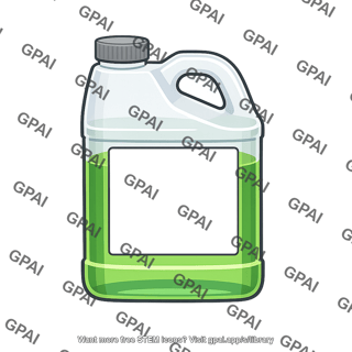 Antifreeze bottle