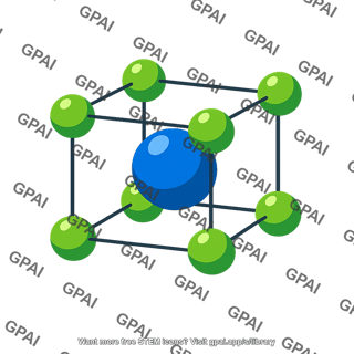 Cesium chloride crystal structure