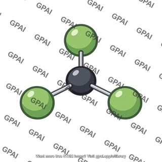 Molecule ball and stick model