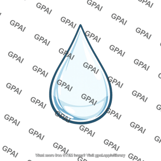 Acetic acid liquid droplet