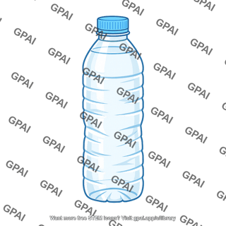 Plastic water bottle