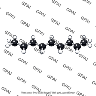 Hexane ball and stick