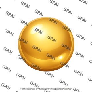 Gold sphere