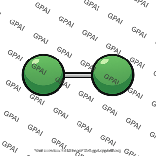Chlorine molecule cl2