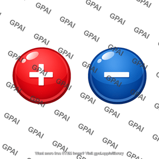 Oppositely charged sphere