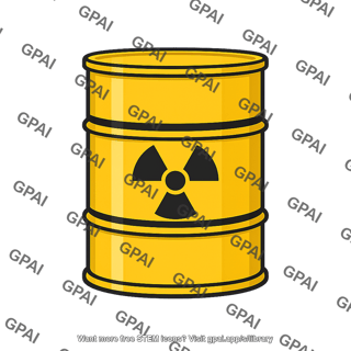 Nuclear waste barrel