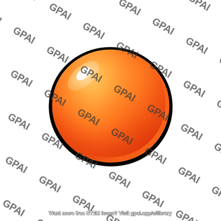 Orange sphere