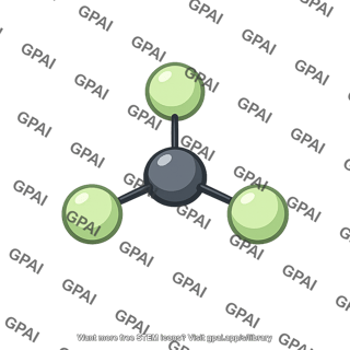 Trigonal planar molecule