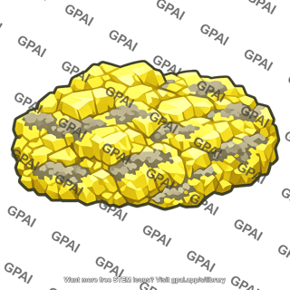 Elemental sulfur deposit