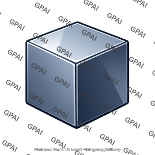 Osmium metal cube
