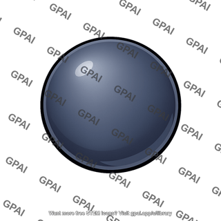 Lead atom sphere