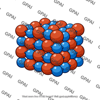 Sodium bromide crystal lattice