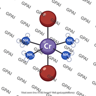 Tetraammine dibromochromium complex