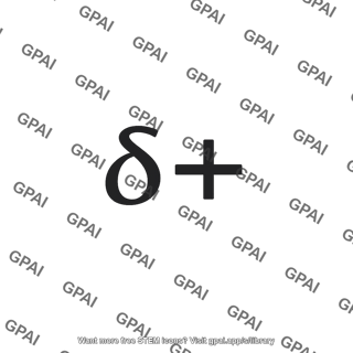 Partial positive symbol