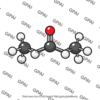 Acetone molecule