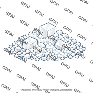 Potassium iodide crystals