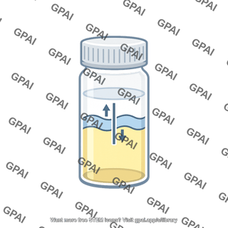 Liquid partitioning vial