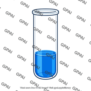 Transition metal ion aqueous solution vial