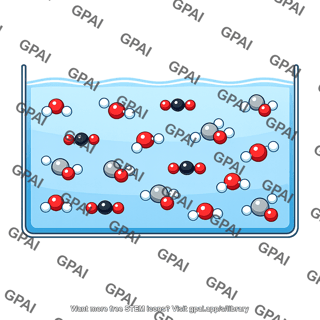 Molecular compound dissolved