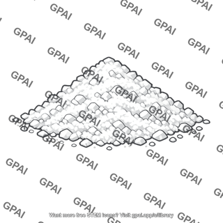 Solid sample crystalline heap